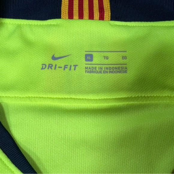 Nike FC Barcelona Soccer Football Jersey Men’s sz XL Authentic 2018/19 - Picture 3 of 9